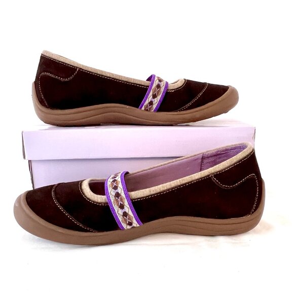 Lands' End Mary Jane Slip-ons Terrain Lodge, Brown, #380875, Size 8, EC! - Picture 8 of 15